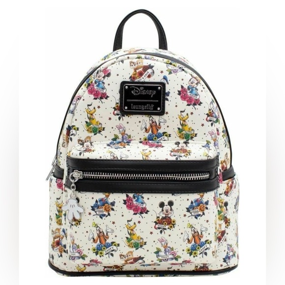 NWT Disney Loungefly Limited Edition Sensational 6 Tatoo Mini Backpack - Picture 1 of 15